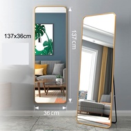 HFJ 137*36cm กระจกยาวเต็มตัว กระจกเต็มตัวติดผนังกำแพง กระจกแท้ กระจกเงา กระจกติดผนัง กระจก กระจกยาว 