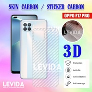 Anti-scratch Back Oppo F17 Pro Skin Carbon 3D Anti-scratch Skin Carbon Oppo F17 Pro