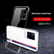 เคสชิ้นโทรศัพท์แบบเข็งคริสตัลกันกระแทกใสเคสป้องกันสีเหลืองเข้ากันได้กับ Vivo IQOO 3 IQOO 5 IQOO 5 IQ