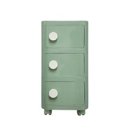 DKW ตู้ลิ้นชัก 3 ชั้น มีล้อ รุ่น Neko FA1042/3W (สีเขีย