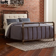 Loft Home Industrial Metal Bed PIPE