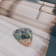 繪畫風 夢想 追夢 押花彩虹結他撥片PICK 【客製化禮物】