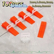 ARMARIO 100pcs Tile Spacers, Professional Thickened Ceramic Leveler,  DIY Clamp Reusable Alignment S