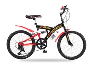 จักรยานเทอร์โบ จักรยานเด็ก TURBO BICYCLE รุ่น 20" MAJOR SHIMANO 6 SPEED โช้คกลาง (จัดส่งเป็นกล่อง ปร