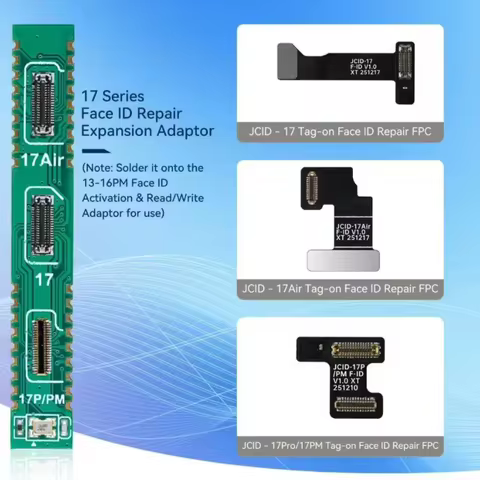 JCID JC 17 series Tag-on Face ID Repair FPC Adaptor for IP 17 17air 17pro 17promax Repair Face ID Us