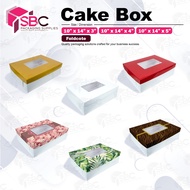 Cake Box 10x14x3 / 10x14x4 / 10x14x5