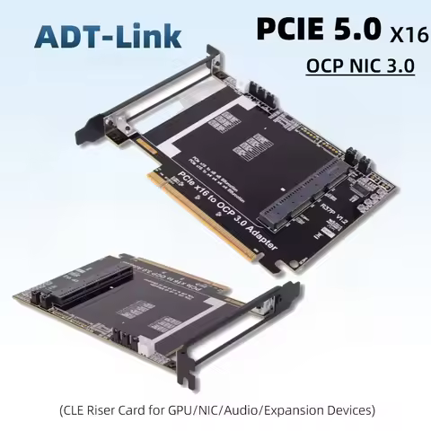 PCI-E 5.0 x16 to OCP NIC 3.0 Gen-Z 4C+/SFF-TA-1002 Lateral Adapter Module Motherboard Circuitry for 