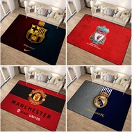 [Ready Stock] [FCS] New Style Football Team Logo Carpet Bedroom Floor Mat LFC CFC MU Football Club L