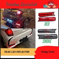Perodua Axia Baru 2022 - 2024 Facelift LED Rear Bumper Reflector LED