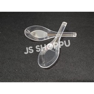 Transparent Spoon - 118 Spoon - Disposable Plastic Cutlery / Plastic Spoon / Disposable Spoon (90pcs