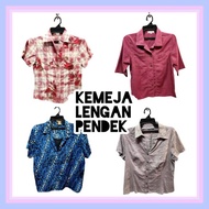 KEMEJA Women's Short Sleeve Shirt Bundle 1 Pc - Bundle Clothes
