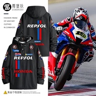 🏎️ เสื้อแข่งรถ F1 Repsol Honda Marquis MOTOGP เสื้อแจ็คเก็ตทีมโรงงาน Honda HRC เสื้อแจ็คเก็ตผู้ชายชุดแข่งมอเตอร์ไซค์ ชุดลำลองกลางแจ้ง