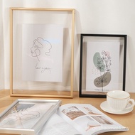 Aluminum Alloy Picture Frame Transparent Acrylic Photo Frame Picture Frame Outer Frame Wall-Mounted 