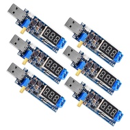 6Pcs USB Buck Boost Converter Set 3.5V-12V to 1.2V-24V DC-DC Step Up Power Supply Module Voltage Regulator Set