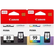 CANON PG-89 PG 89 PG89 BLACK / CL-99 CL 99 CL99 COLOR INK CARTRIDGE