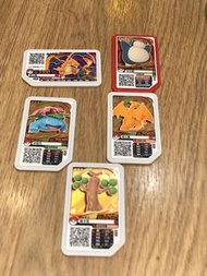 寶可夢gaole第五彈 legeng傳奇第一彈三星卡單張50任選三張99加送卡匣宣傳單正版台灣機台下卡