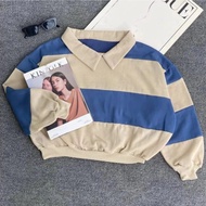Ji Hoo Sweater Wanita | Sweater Ji hoo Crop oversize