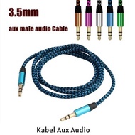 1in1 AUX Cable 3.5mm to 3.5mm Jack ShoeTALI Music Audio Cable hp to 1M Universal AUX Speaker