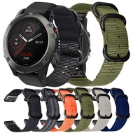 Woven Nylon Watch Band For Garmin Fenix 7X 7 7S 6X 6 6S pro 5X 5 5S Plus GPS Forerunner 945 Sports Bracelet Strap Correa For Approach S62 S60