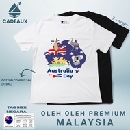 Aussy Australia SOUVENIR T-Shirt Cotton Combed 24s SOUVENIR PREMIUM GIFT