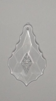 COD manik manik daun kristal aktilik per100 aksesoris komponen lampu