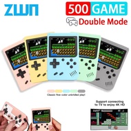 เครื่องเล่นวิดีโอเกมมือถือขนาดเล็กแบบพกพาย้อนยุค8บิต3.0นิ้วเครื่องเล่นเกมจอแอลซีดีมีสีในตัวเกม500เกมสำหรับเป็นของขวัญสำหรับเด็ก