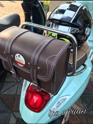 tas backrack vespa universal Primavera sprint GTS LX lxv s dan klasik. aksesoris Vespa. tas motor