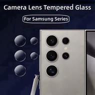 1-2ชุดเลนส์กระจกนิรภัยสำหรับ Samsung Galaxy Galaxy S24 S23ฟิล์มป้องกันเลนส์ด้านหลังแบบพิเศษสำหรับ Samsung S24ฝาปิดกล้อง S24Ultra