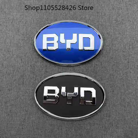 Front Badge Back Letter Logo 3D Sticker For BYD E2 E3 E5 E6 E9 S6 S7 F3 F6 F3R SONG QIN G3 G6 YUAN G