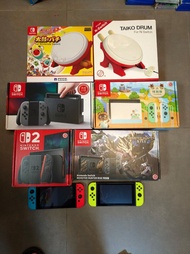 放二手switch主機,另收各款主機, 二手大電續航版/細電可開心/oled switch/switch lite/pro 手掣/JOYCON