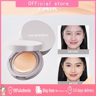 The Originote High Cover Serum Cushion - Makeup Base with a light texture on the face