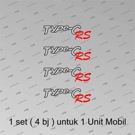 STIKER VELG SSR TYPE C RS