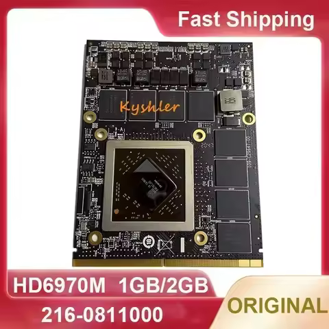 Original HD6970M HD6970 HD 6970M Video Card 1GB 109-C29657-10 216-0811000 2011 Graphic VGA Card For 