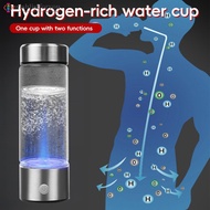 Wishlistforyou 450ml Hydrogen-Rich Water Cup Electric Hydrogen Absorption Water Generator Bottle SPE