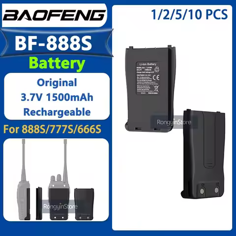 Baofeng Original BF-888S Li-ion Battery 3.7V Li-ion Batteries For BF-888S Pro 777S 666S H777S BF-C1 
