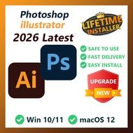 PS AI 2026 PHOTOSHOP ILLUSTRATOR ADOBE LATEST VERSION WINDOWS MAC