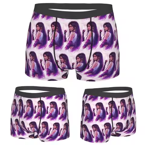 Boxer Underpants Shorts Tifa Lockhart-Final Fantasy 7 Ff7Remake Ffvii Final Panties Male Breathable 