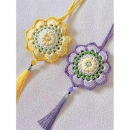 Factory Goods Dragon Boat Festival Sachet Pendant Crochet Wool Hand-Knitting DIY Materials Homemade 