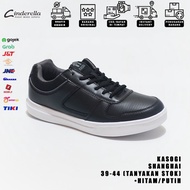 Sepatu Sneakers Dewasa Kasogi Shanghai Hitam/Putih