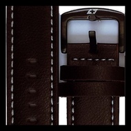 New! Swiss Army Watch Strap 24 mm Genuine Leather Strap Genuine Leather - Dark Brown Watches