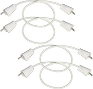 [4 Laces] 2-Pair Replacement Shoe Laces for Hey Dude Elastic Shoelaces Replacements Shoe Strings for