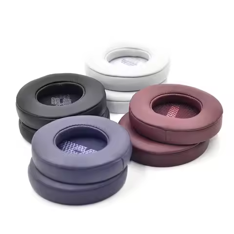 Replacement Cushion Ear Cups Protein Leather and Memory Foam Earpads For JBL Live 400BT 400 460NC He