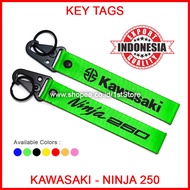 GANTUNGAN NEW LOGO KEYCHAIN kawasaki NINJA 250 PREMIUM HIGH QUALITY KEYCHAIN KEY PILOT JET BAG BAGS 