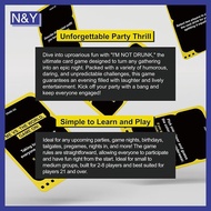 N&Y   I‘M NOT DRUNK Card Games For Adults Fun Drinking Games For Game Night & Hen's Party Desktop Ga