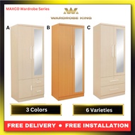 2.5ft MAXCO 1 Open Door WD-Wardrobe King