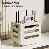 现货/家用路由器收纳盒无线盒子桌面整理线盒放电视机机顶多功能