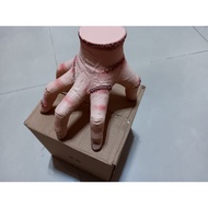 Horror Wednesday THING HAND From Addams Family Cosplay Latex Resin Statue