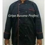 JUMBO Black Chef Shirt 2XL LD 130 cm Long sleeve Chef 2 XL