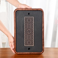 Tea Tray Household Ebony Imitation Solid Wood Kung Fu Tea Set Tea Table Single Tray Tea Tray Gift Gi