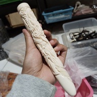 Once pipa cangklong sarigading model bulat full ukir naga 20cm